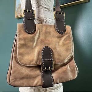 Metallic Leather Pliner Shoulderbag